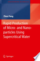 Rapid production of micro- and nano-particles using superficial water /