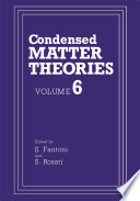 Condensed Matter Theories /