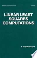 Linear least squares computations /