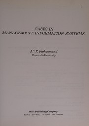 Cases in management information systems /