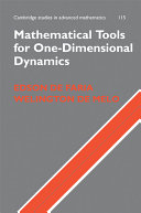 Mathematical tools for one-dimensional dynamics /
