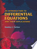 An introduction to differential equations and their applications /