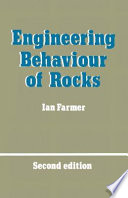 Engineering behaviour of rocks /
