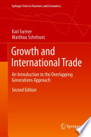 Growth and International Trade : An Introduction to the Overlapping Generations Approach /