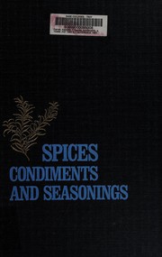 Spices, condiments, and seasonings /