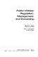 Public utilities: regulation, management, and ownership /