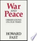 War and peace : observations on our times /