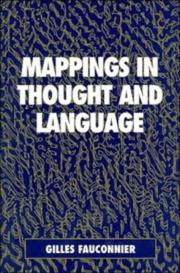 Mappings in thought and language /