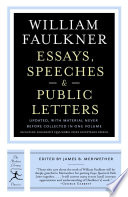 Essays, speeches & public letters /