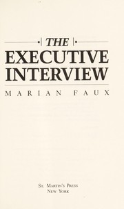 The executive interview /