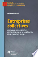 Entreprises collectives : les enjeux sociopolitiques et territoriaux de la cooperation et de l'economie sociale /
