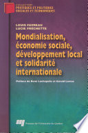 Mondialisation, economie sociale, developpement local et solidarite internationale /