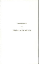 Concordance of the Divina commedia.
