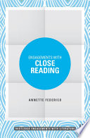 Engagements with close reading /