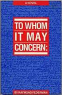 To whom it may concern : a novel /