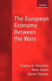 The European economy between the wars /