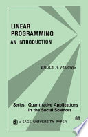 Linear programming : an introduction /