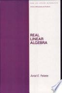 Real linear algebra /