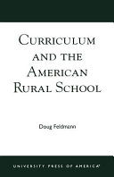 Curriculum and the American rural school /