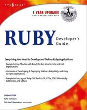 Ruby developer's guide /