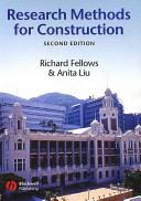 Research methods for construction /