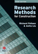 Research methods for construction /