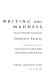 Writing and madness : (literature/philosophy/psychoanalysis) /