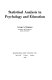Statistical analysis in psychology and education.