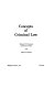 Concepts of criminal law /