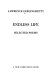 Endless life : selected poems /