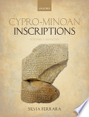 Cypro-Minoan inscriptions /