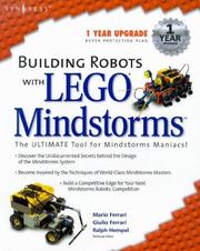 Building robots with Lego Mindstorms : the ultimate tool for Mindstorms maniacs! /