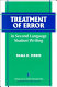 Treatment of error in second language student writing /