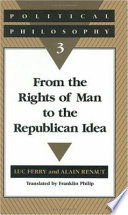 From the rights of man to the republican idea /