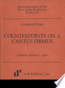 Counterpoints on a cantus firmus /