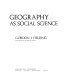 Geography as social science /