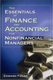 The essentials of finance and accounting for nonfinancial managers /
