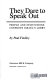 They dare to speak out : people and institutions confront Israel's lobby /