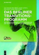 Das Berliner TransitionsProgramm Sektorübergreifendes Strukturprogramm zur Transition in die erwachsenenmedizin /