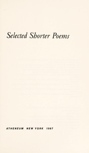 Selected shorter poems /
