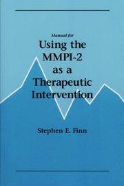 Manual for using the MMPI-2 as a therapeutic intervention /