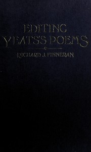 Editing Yeats's poems /