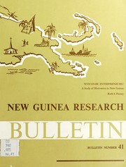 Would-be enterpreneurs? : A study of motivation in New Guinea /