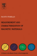 Measurement and characterization of magnetic materials /