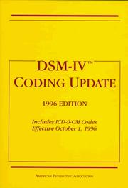 DSM-IV coding update /