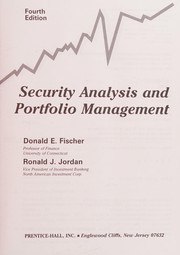 Security analysis and portfolio management /