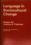 Language in sociocultural change /