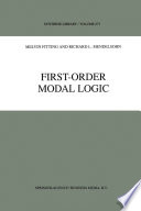 First-Order Modal Logic /