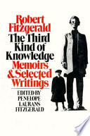 The third kind of knowledge : memoirs & selected writings /