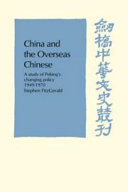 China and the overseas Chinese ; a study of Peking's changing policy, 1949-1970.